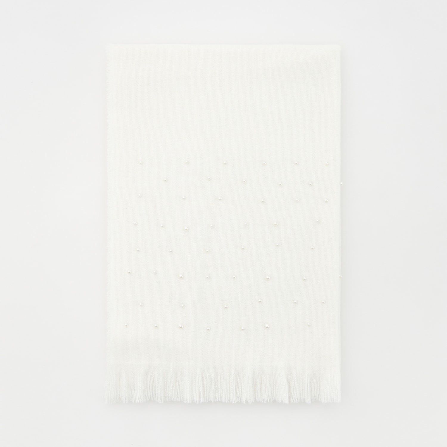 Reserved - Ladies` scarf - Krémová