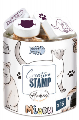 Creative stamp - mačky