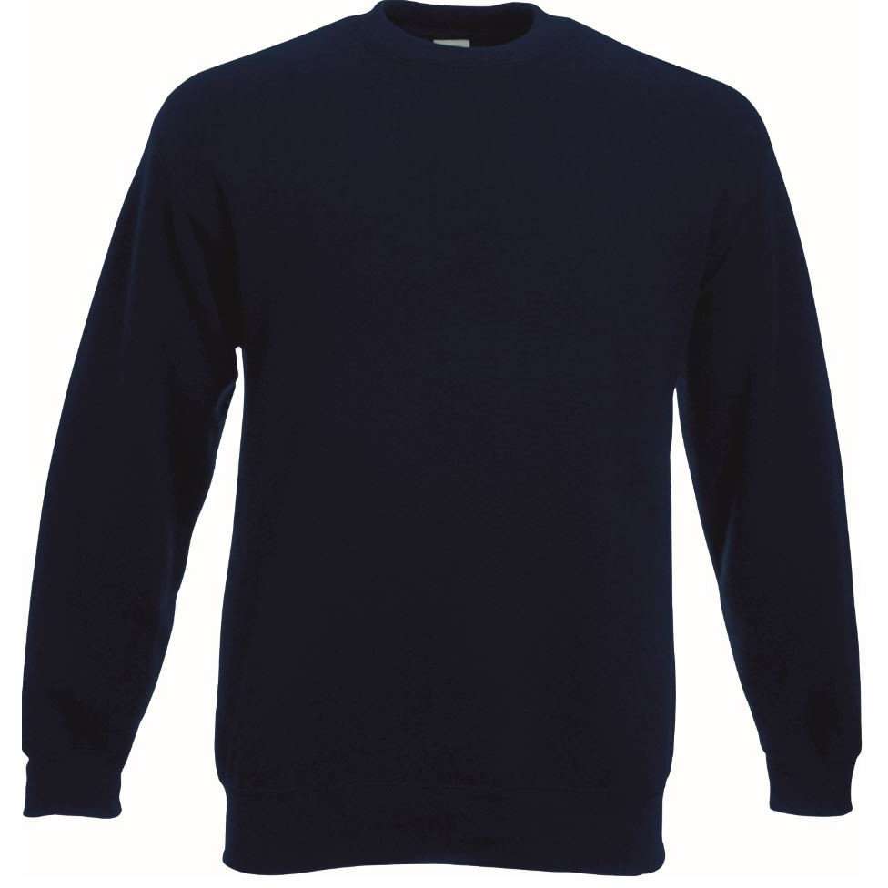 Mikina pánska Fruit of the Loom Classic Set-In Sweat - tmavá navy, S