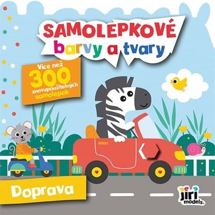 Jiri Models Samolepkové farby a tvary pre najmenších Doprava CZ