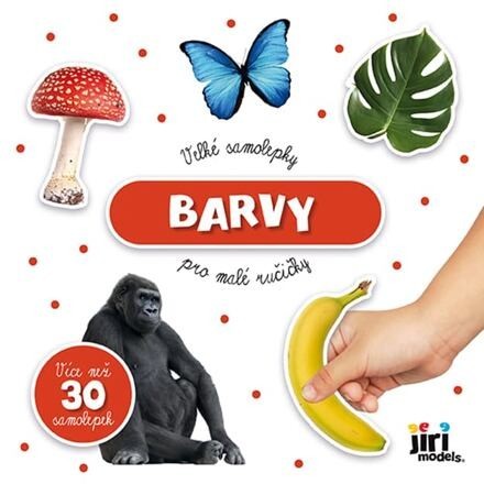 Jiri Models Veľké samolepky pre malé ručičky Farby CZ