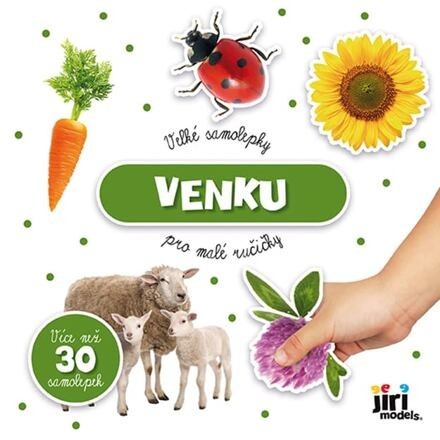 Jiri Models Veľké samolepky pre malé ručičky Vonku CZ