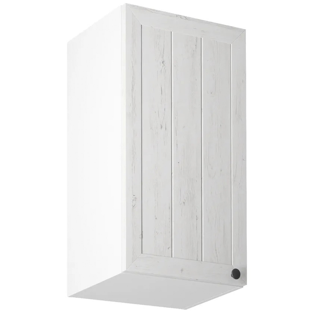 KONDELA Provance G40 L horná kuchynská skrinka biela / sosna Andersen