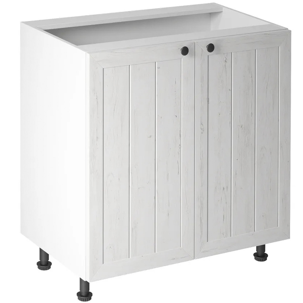 KONDELA Provance D80 dolná kuchynská skrinka biela / sosna Andersen