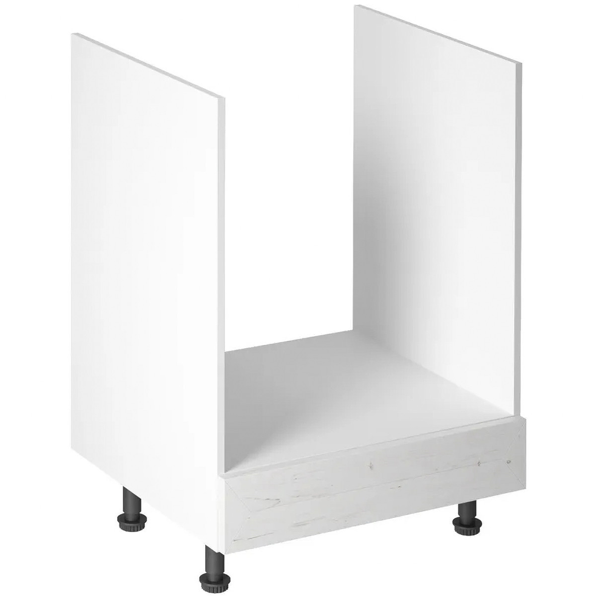 KONDELA Provance D60ZK skrinka na vstavané spotrebiče biela