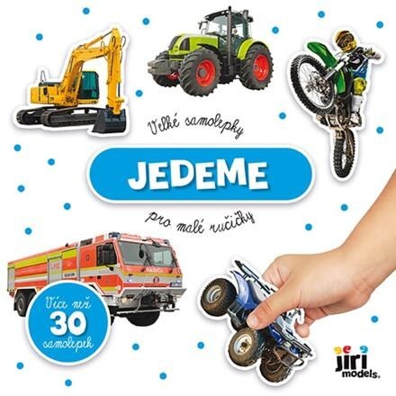 Jiri Models Veľké samolepky pre malé ručičky Ideme! CZ