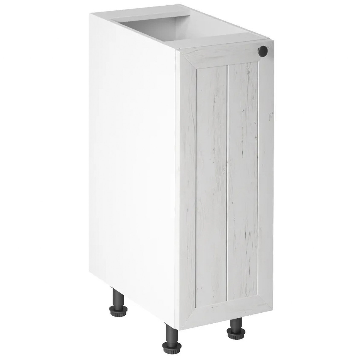 KONDELA Provance D30 L dolná kuchynská skrinka biela / sosna Andersen