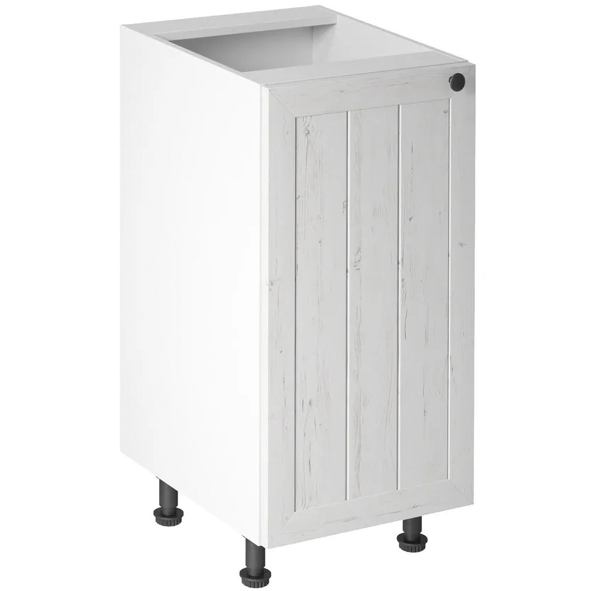 KONDELA Provance D40 L dolná kuchynská skrinka biela / sosna Andersen