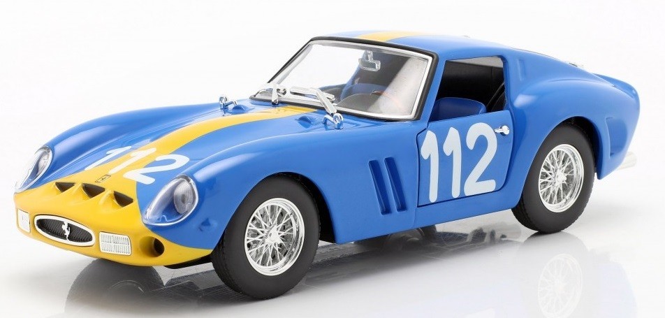 Bburago 1:24 Ferrari 250 GTO modré