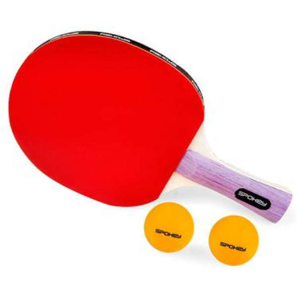 Pingpongová sada Spokey Smash Set (1 raketa, 2 loptičky, púzdro), levá