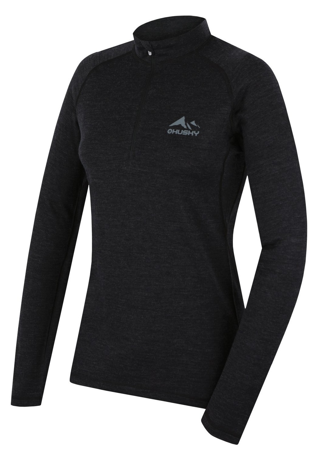 Merino thermal underwear HUSKY Merow Zip L black