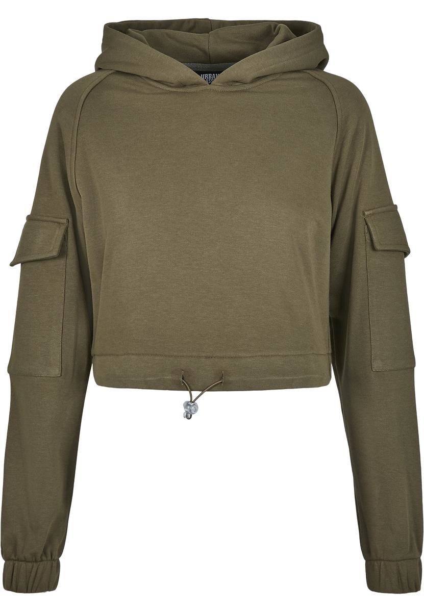 Women's Short Work Hoodies Summer Olive