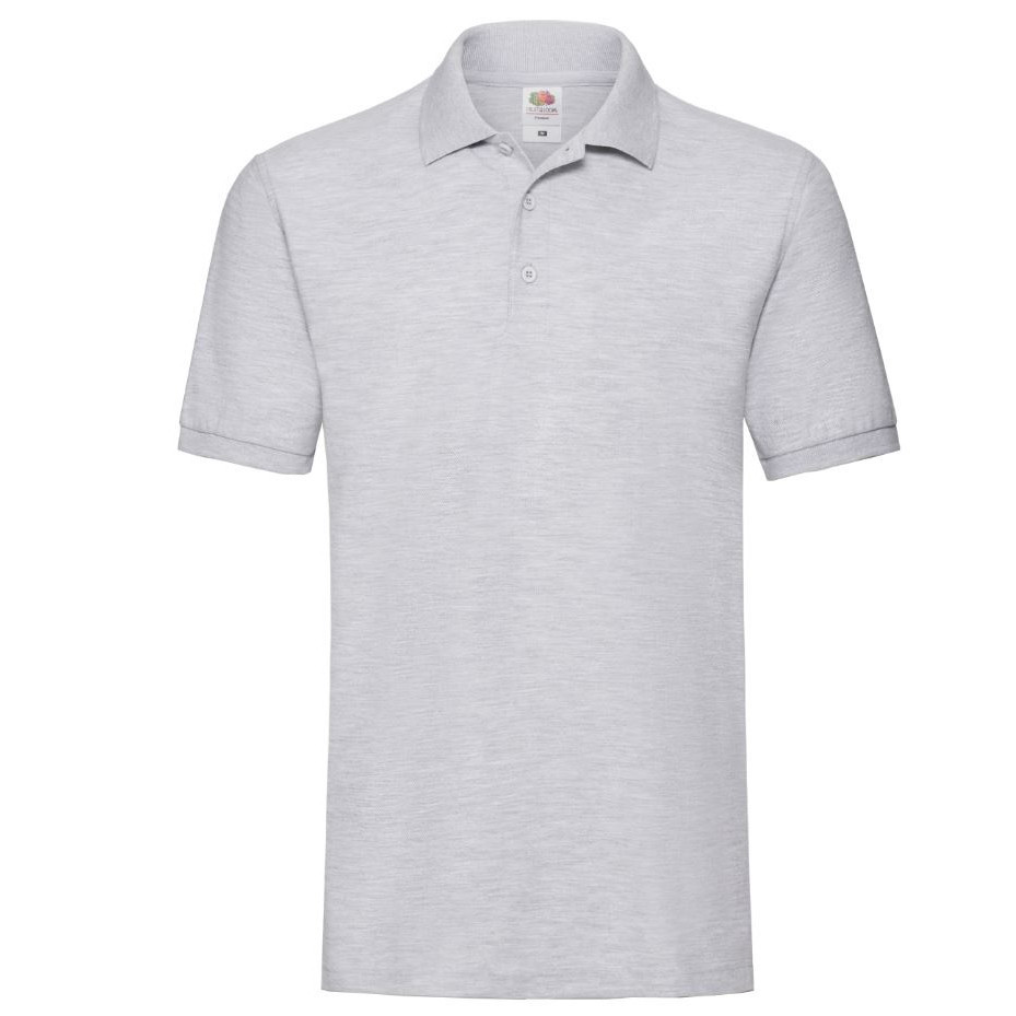 Polokošeľa pánska Fruit of the Loom Premium Polo - sivá, S