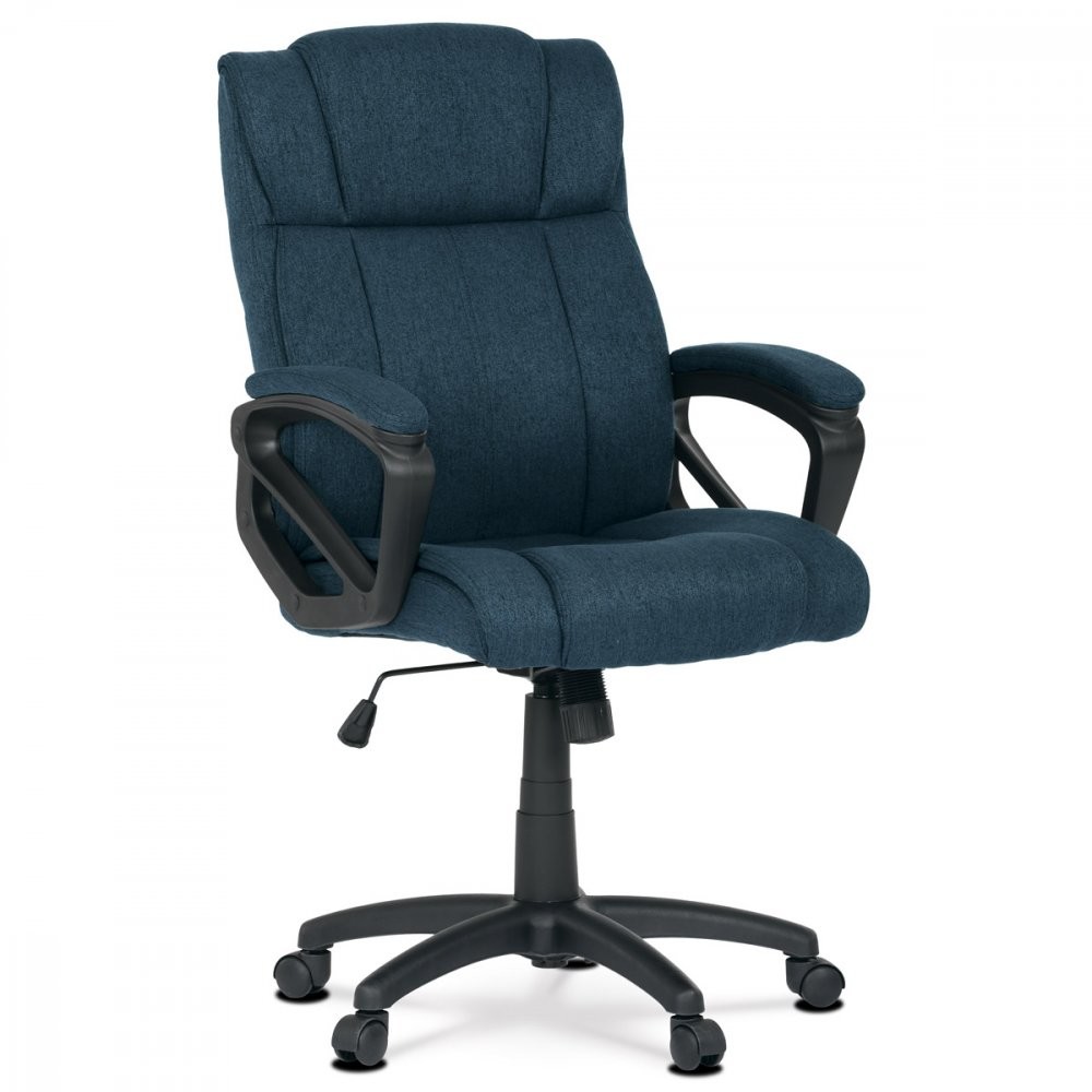 AUTRONIC KA-C707 BLUE2 Kancelářská židle, modrá látka, černý kříž
