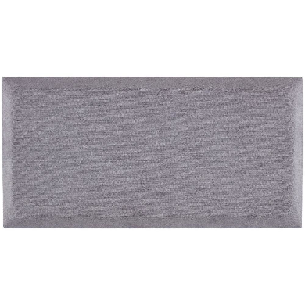 Čalúnený Panel 2ks, 70x30cm Obdĺžnik, Sivá