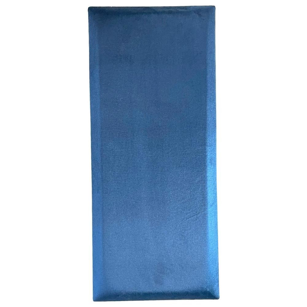 Čalúnený Panel 2ks, 70x30cm Obdĺžnik, Tmavomodrá