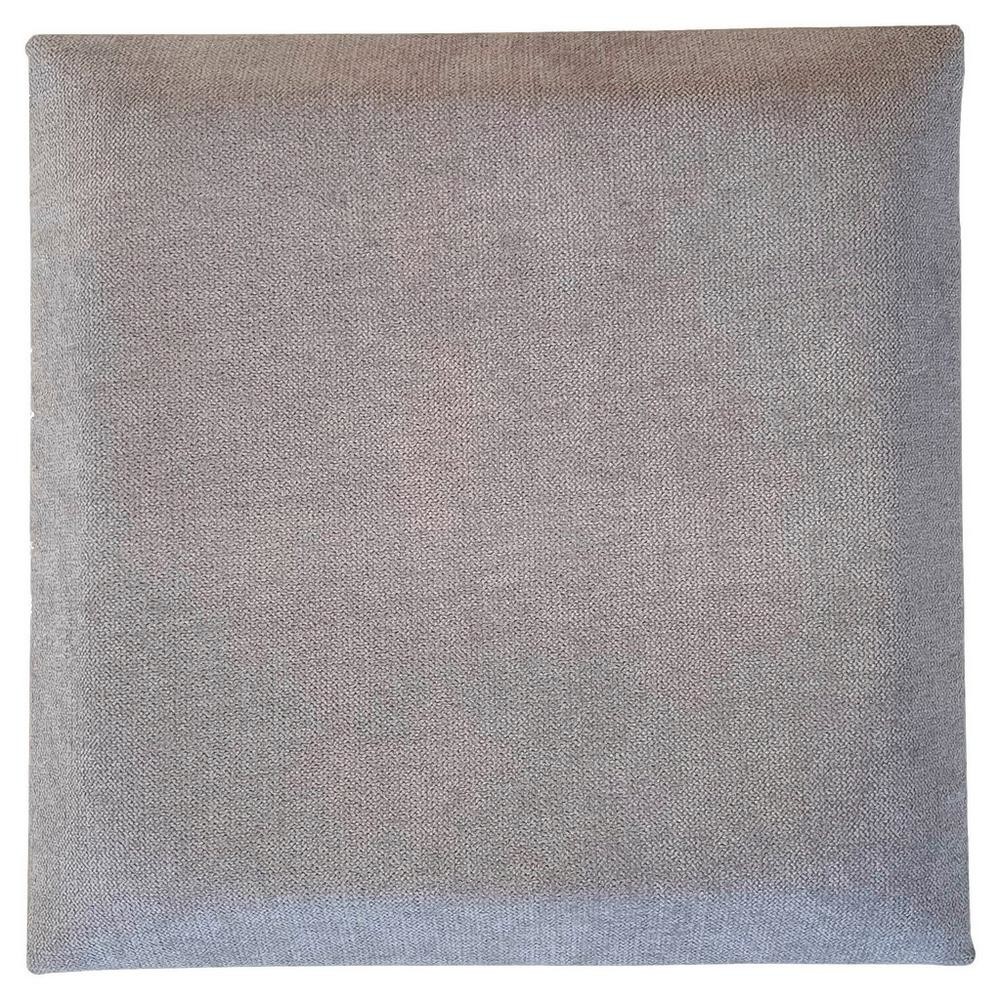 Čalúnený Panel 2ks, 30x30cm Štvorec, Svetlosivá