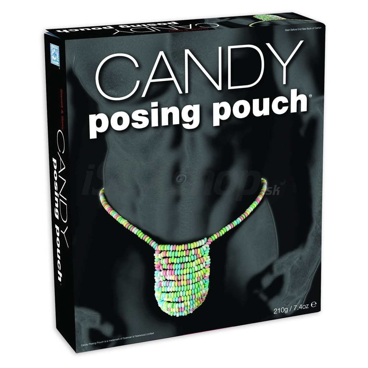 Spencer&amp;Fleetwood Candy Posing Pouch cukríkové pánske tangá farebné