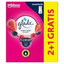 Glade Touch & Fresh Bubbly Berry Splash aerosólový osviežovač vzduchu náplň 3x10ml