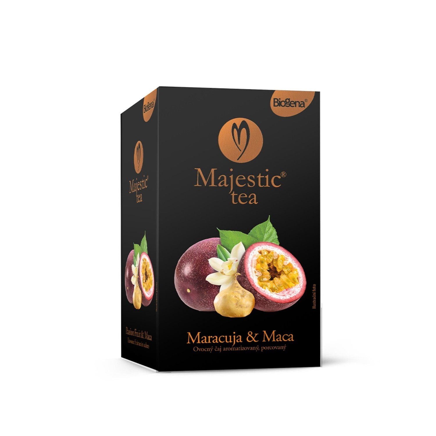 Biogéna Majestic Tea maracuja a maca 20 sáčkov