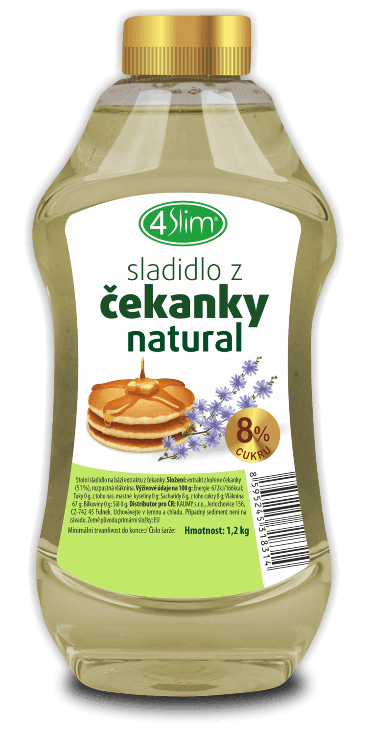 4slim Sladidlo z čakanky natural 1,2 kg