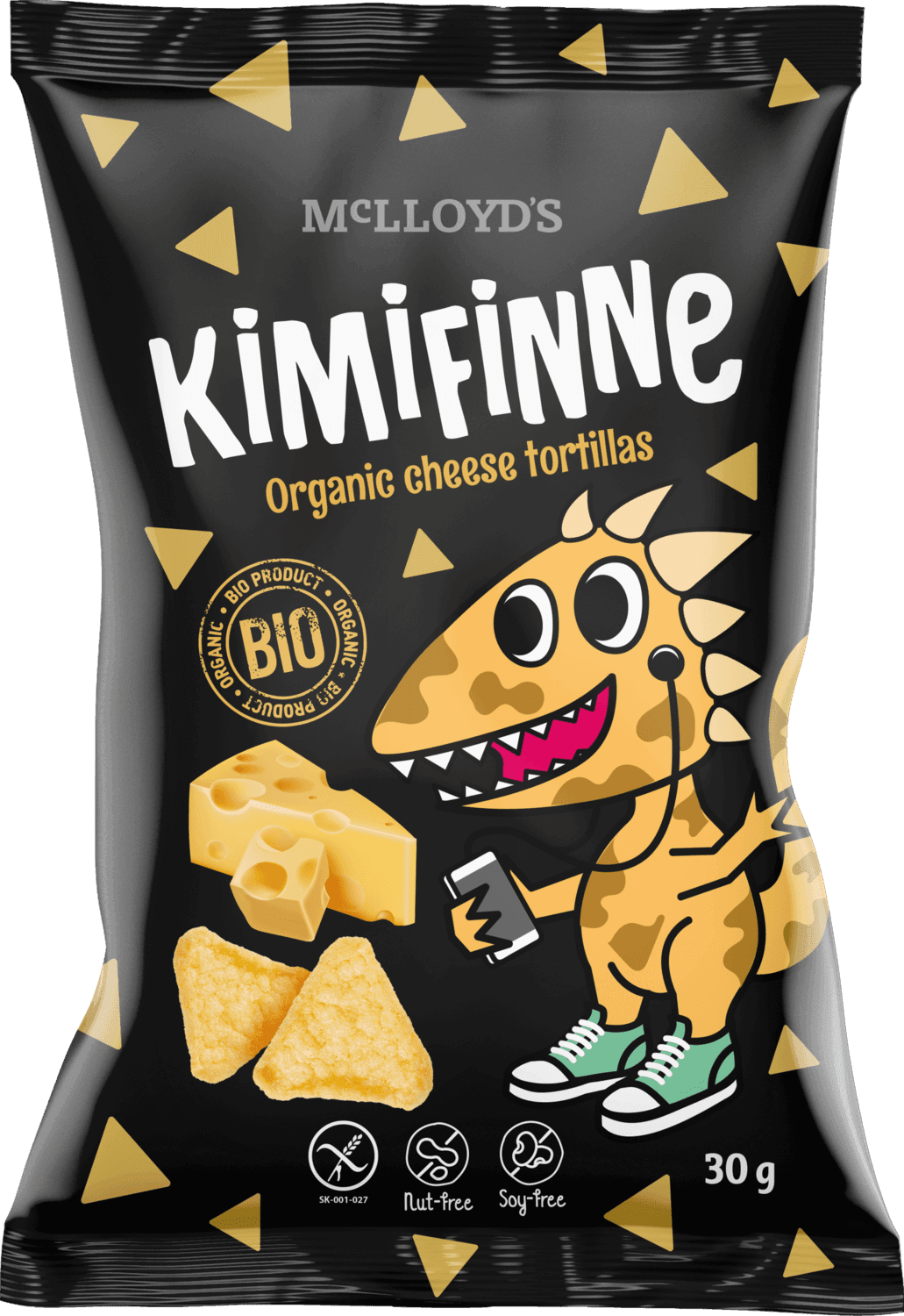 Kimifinne Snack syrové tortilly BIO 30 g