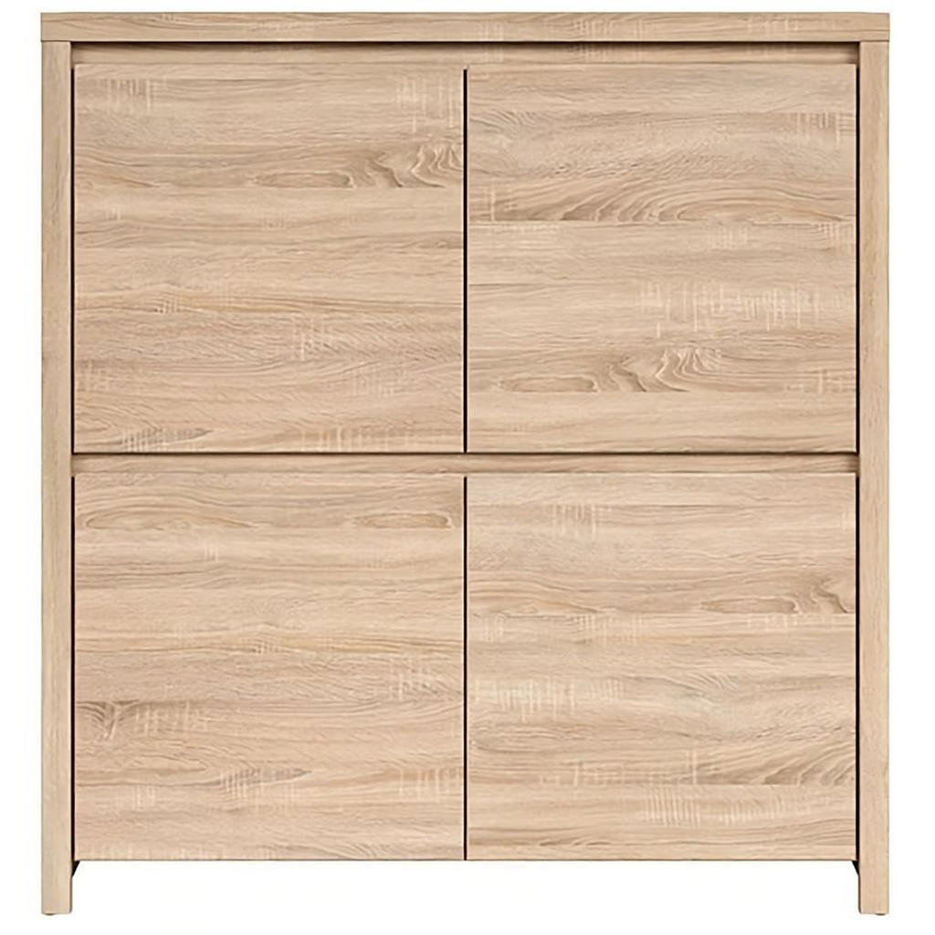 MID.YOU KOMODA, farby duba, 105/113/41 cm