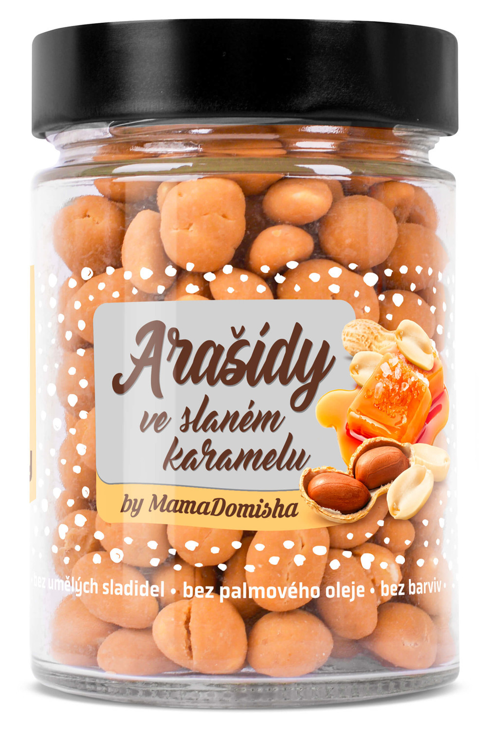GRIZLY Arašídy v Slanom karamele by @mamadomisha 200 g