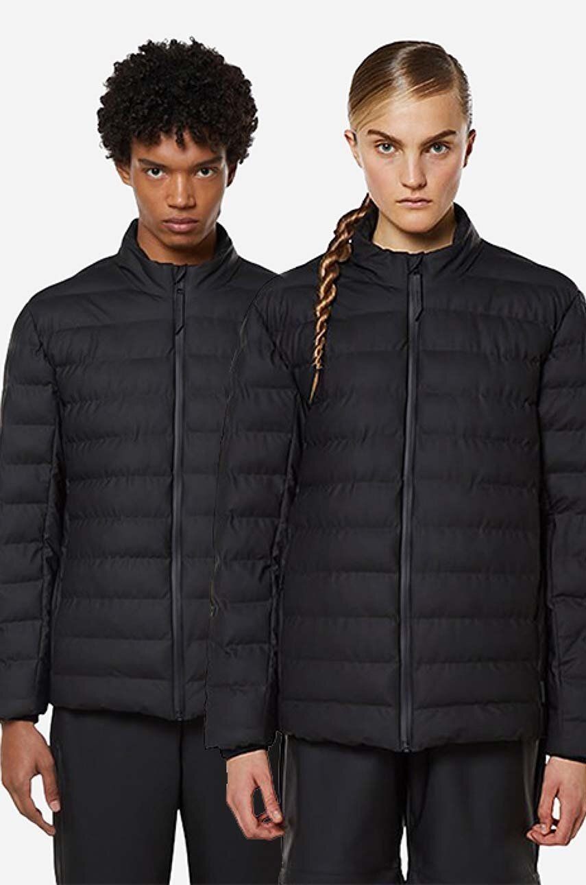 Bunda Rains Trekker Jacket 1543.BLACK-BLACK, čierna farba, prechodná