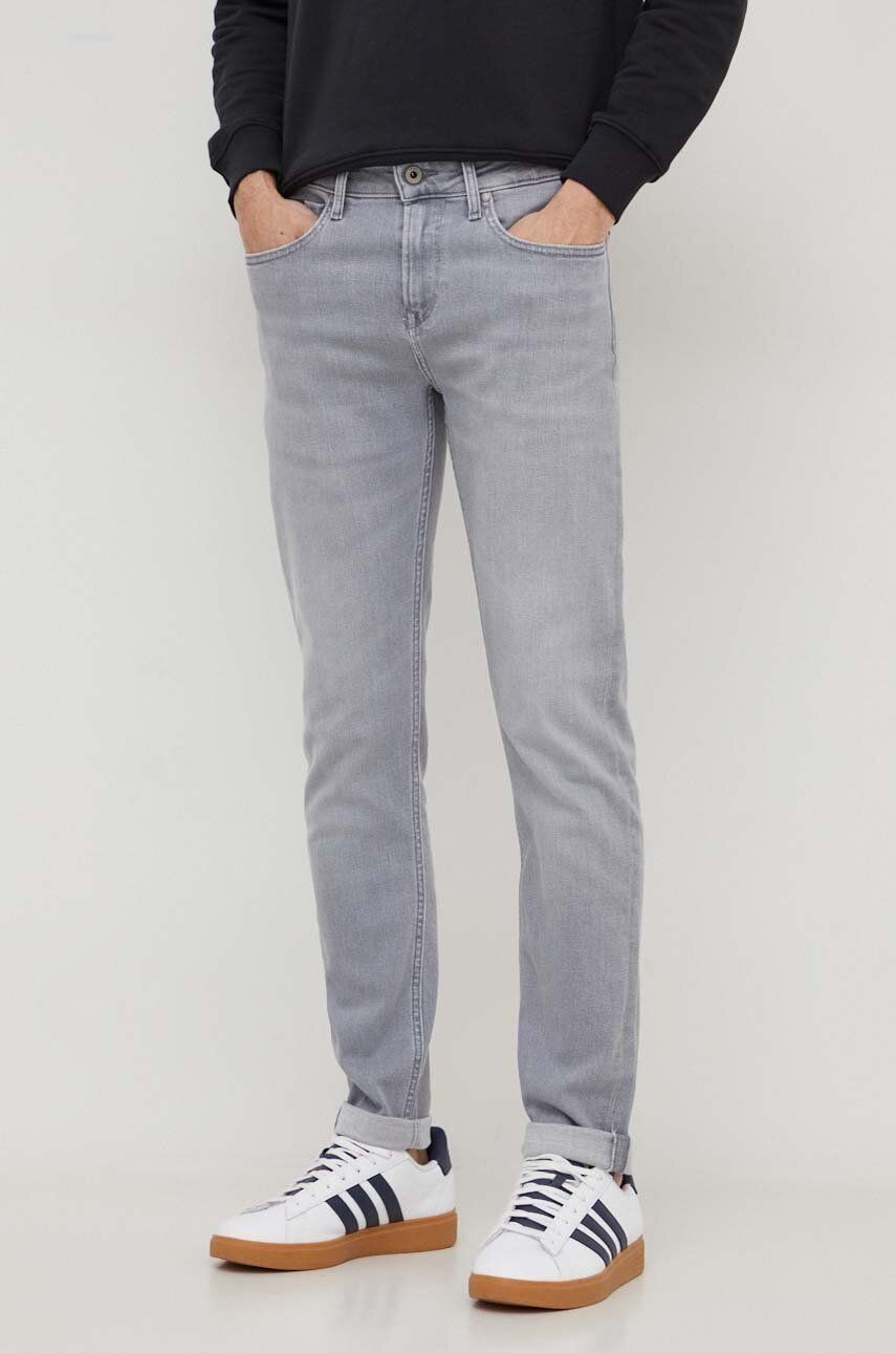 Rifle Pepe Jeans pánske, šedá farba