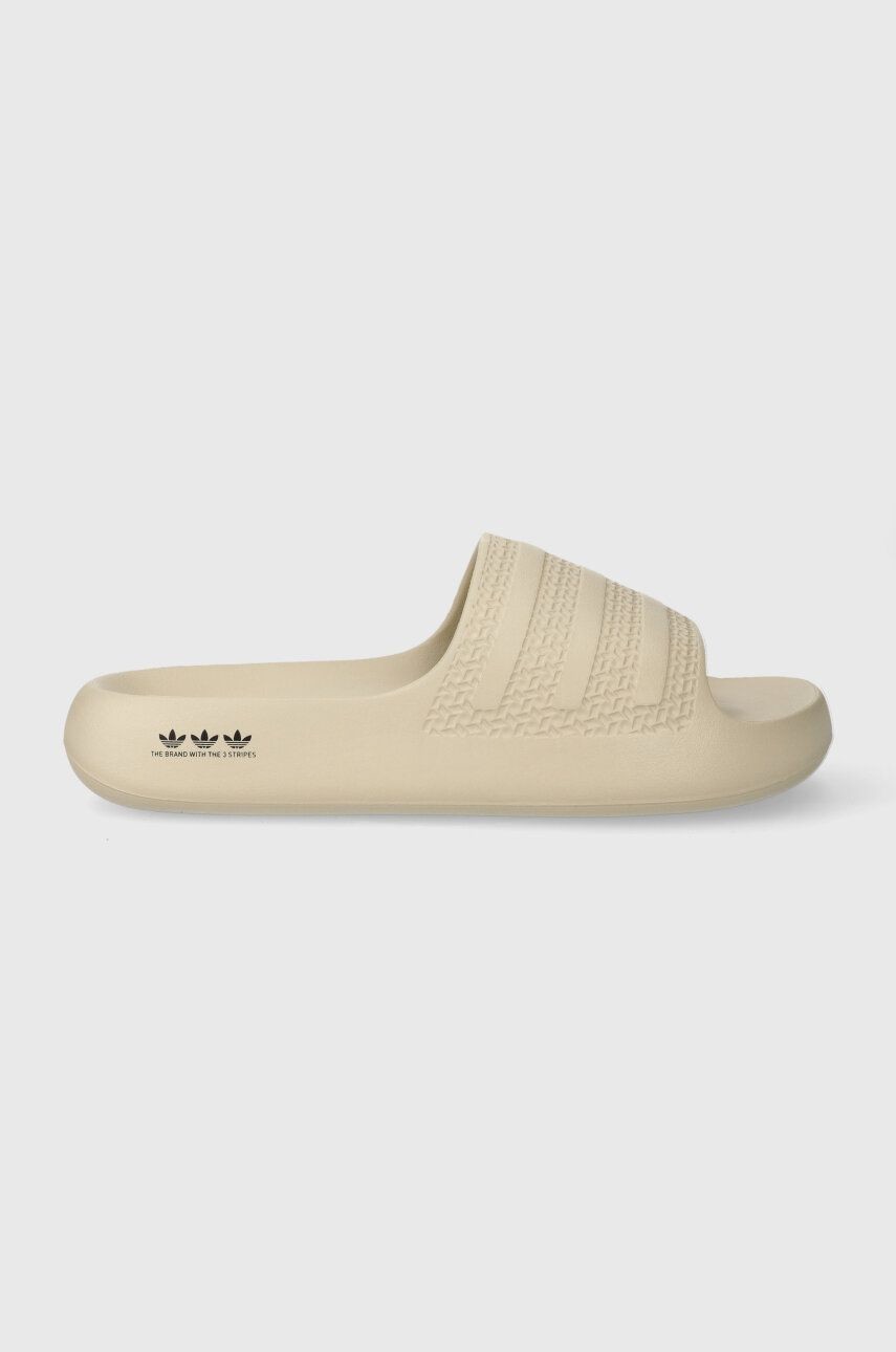 Šľapky adidas Originals Adilette Ayoon dámske, béžová farba