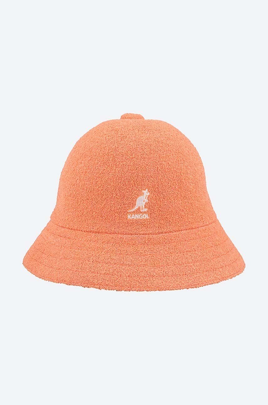 Klobúk Kangol Bermuda Casual 0397BC.PEACH-PEACH.PINK, oranžová farba