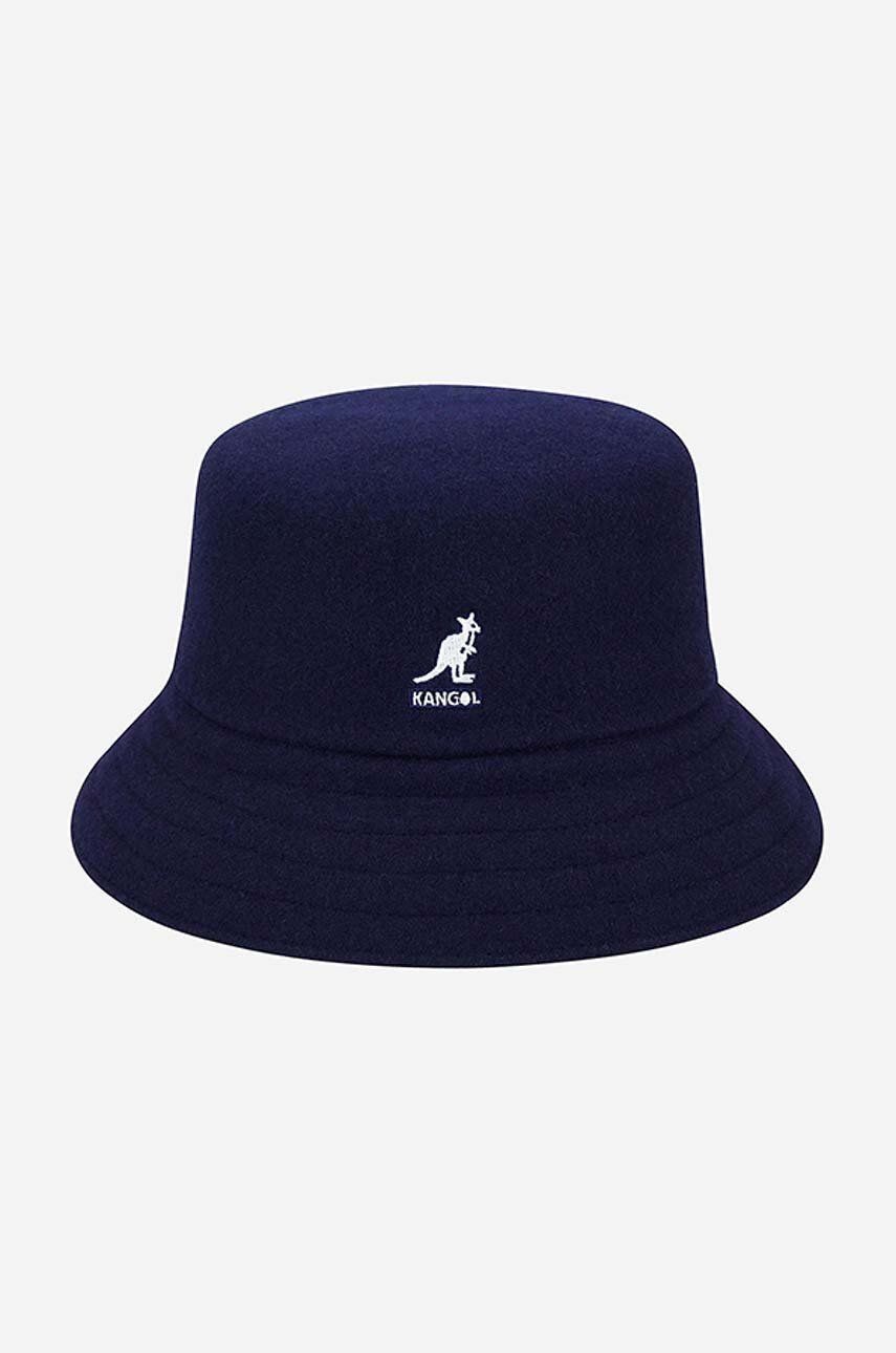 Vlnený klobúk Kangol Wool Lahinch K3191ST.NAVY-NAVY, tmavomodrá farba, vlnený