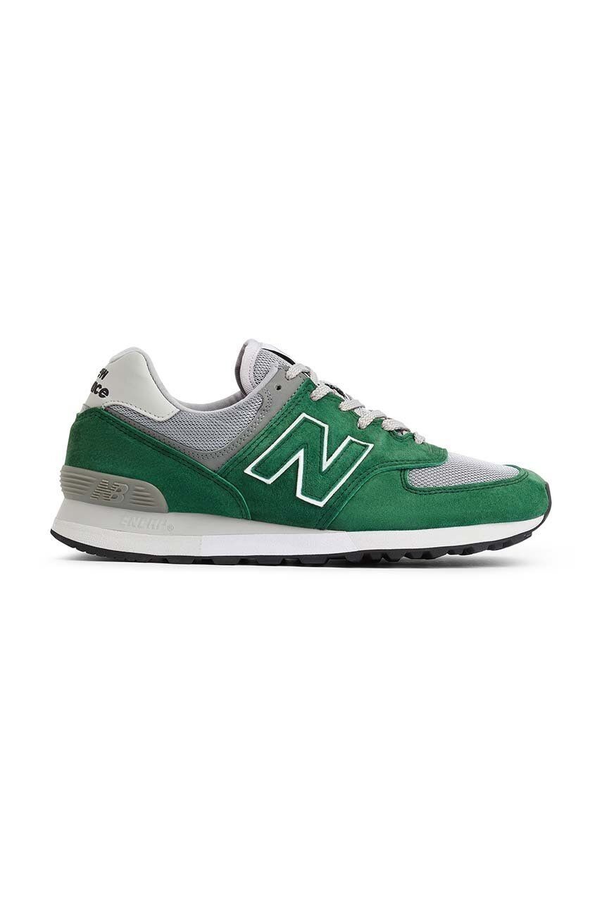 Tenisky New Balance Made in UK zelená farba, OU576GGK