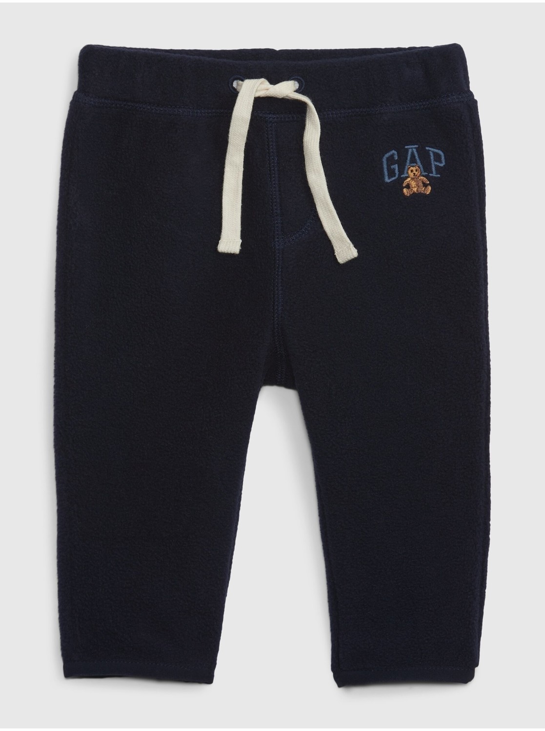 Tmavomodré chlapčenské tepláky s logom GAP