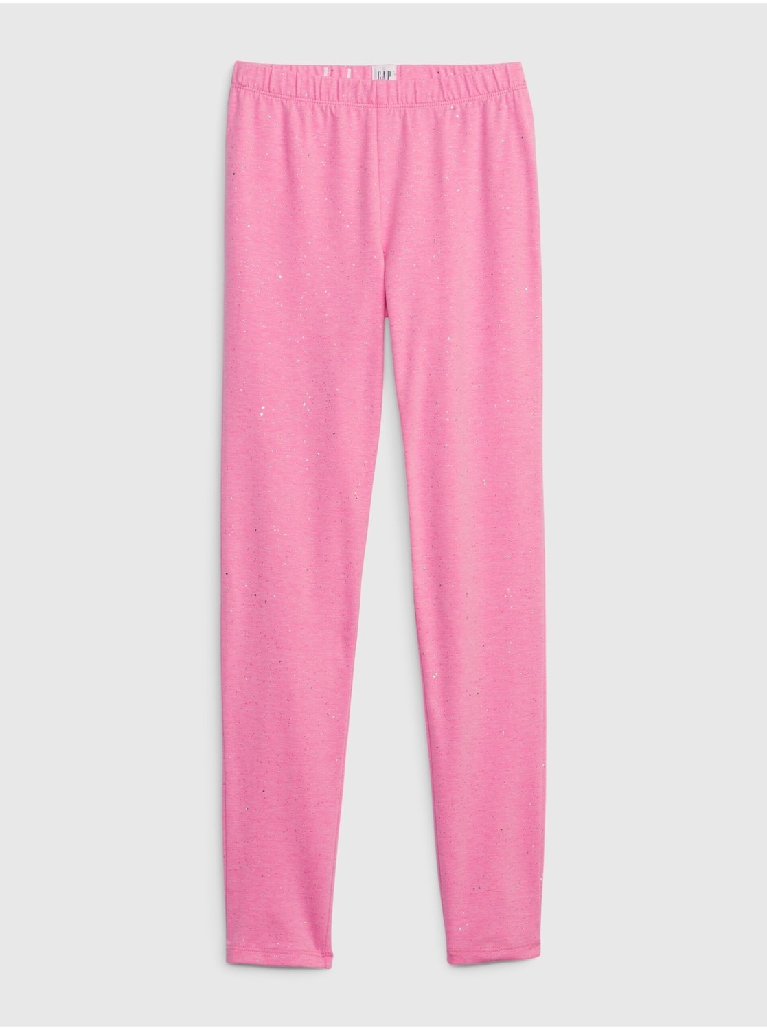 Ružové dievčenské trblietavé legíny GAP