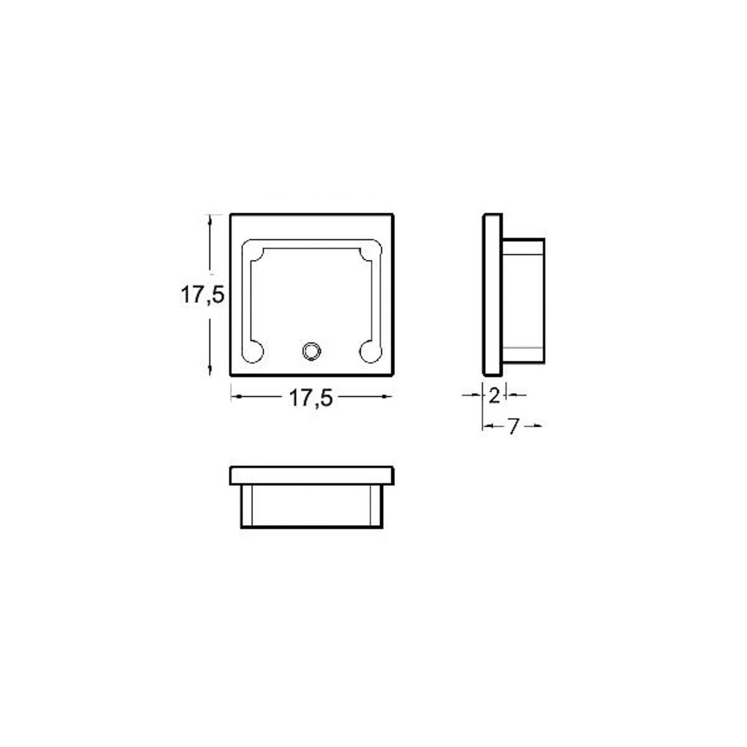 BRUMBERG One súprava koncových uzáverov, vysoké
