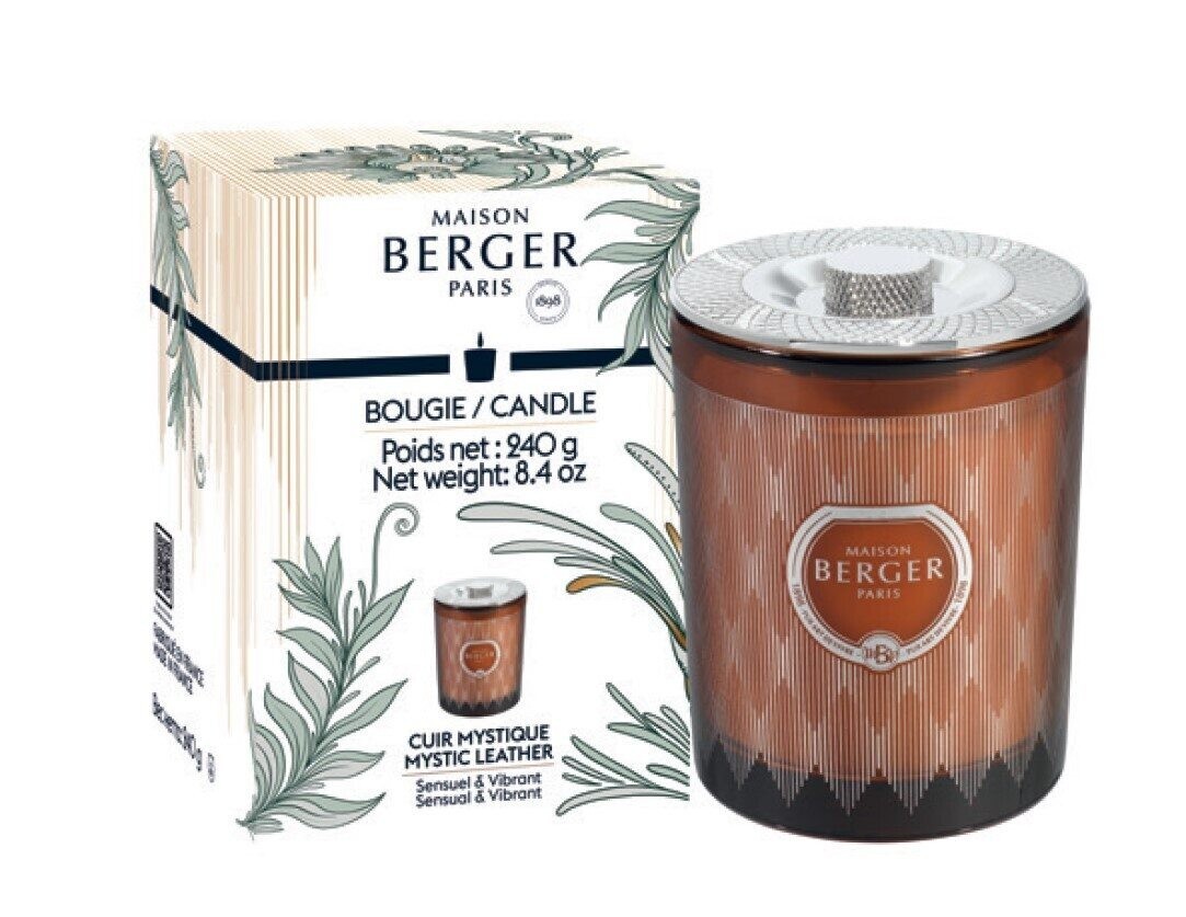 Maison Berger Paris Sviečka Evanscence Mystická koža, 200 g, červenohnedá 7493