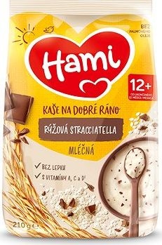 Hami mliečna kaša ryžová stracciatella 210 g
