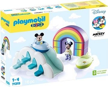 Playmobil 71319 1.2.3 & Disney: Mickey & Minnie's Obláčikový domček