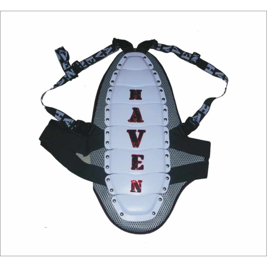 Chránič chrbtice Haven Defender - biely, XL