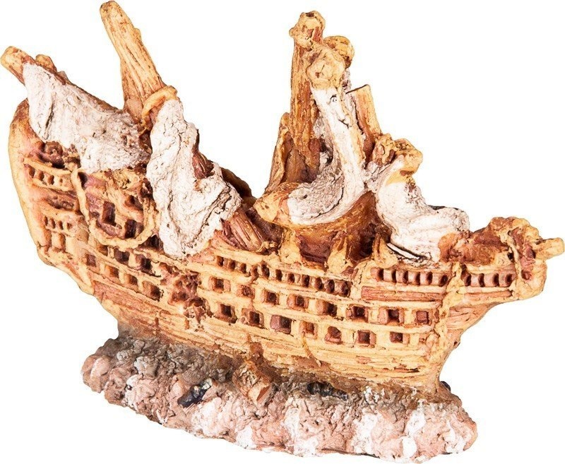 Happet Vrak lode 6.5cm - akva. dekorácia