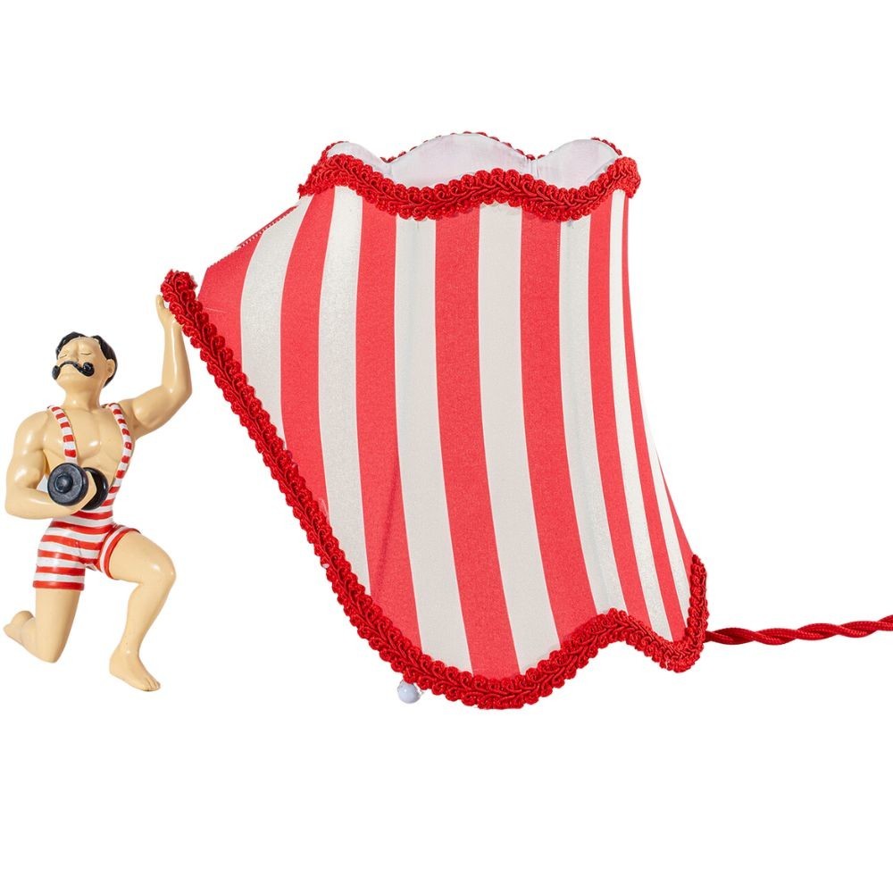 Stolová lampa CIRCUS ABATJOUR SUPERMAN 26 cm, viacfarebná, živica, Seletti