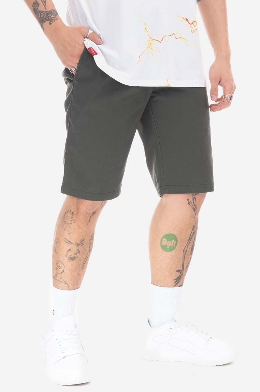 Bavlnené šortky Dickies DK0A4XNFOGX-GREEN, zelená farba