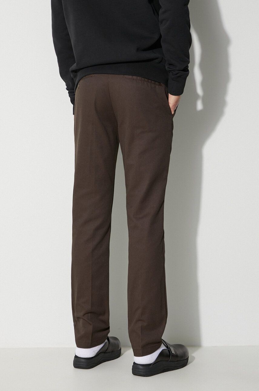 Nohavice Dickies pánske, hnedá farba, rovné