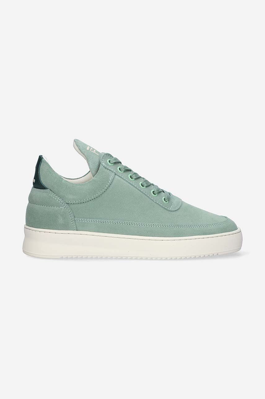 Semišové tenisky Filling Pieces Low Top Suede zelená farba, 10122792080