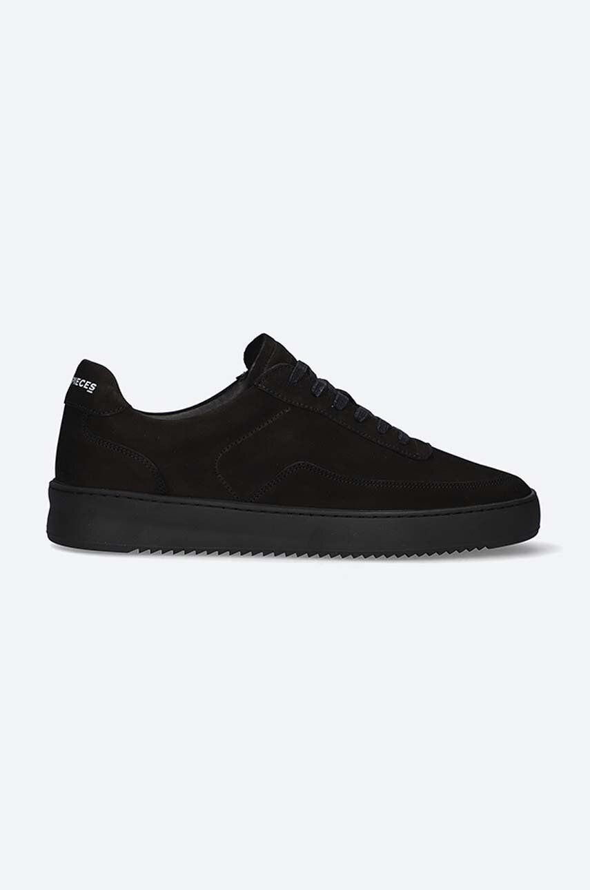 Semišové tenisky Filling Pieces Mondo 2.0 Ripple Nubuck čierna farba, 39922841847