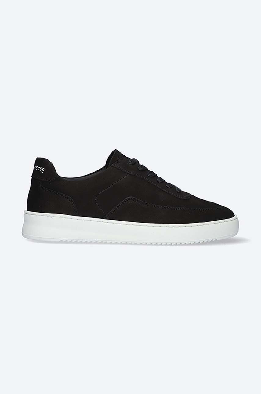 Semišové tenisky Filling Pieces Mondo 2.0 Ripple Nubuck čierna farba, 39922841861