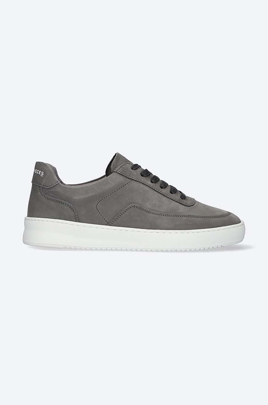 Semišové tenisky Filling Pieces Mondo 2.0 Ripple Nubuck šedá farba, 39922842002