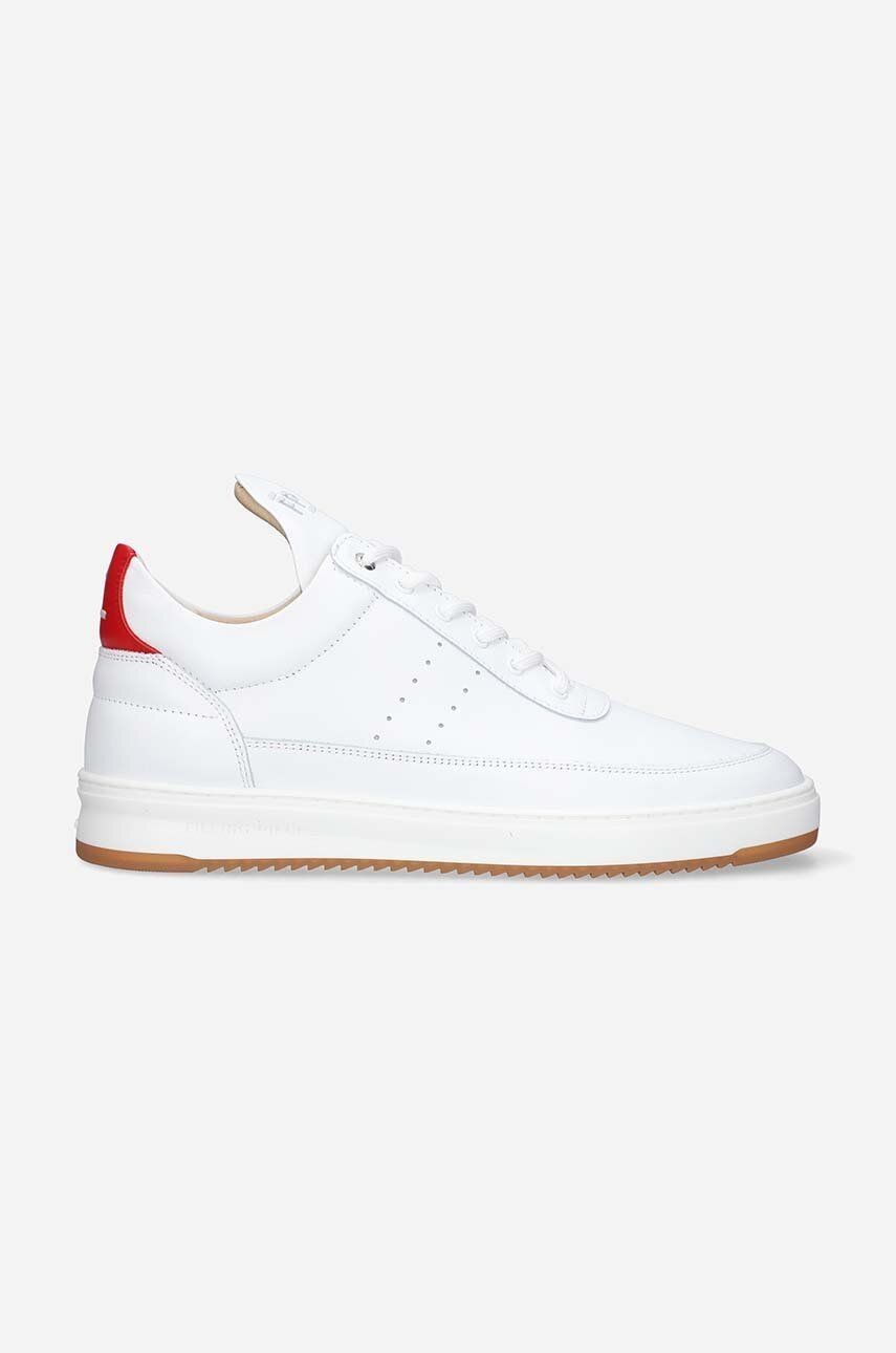 Kožené tenisky Filling Pieces Low Top Bianco biela farba, 10127791929